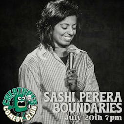 KEG Touring presents | Sashi Perera | Boundaries Tickets | Creatures Of The Night Comedy Club Manchester  | Sat 20th July 2024 Lineup
