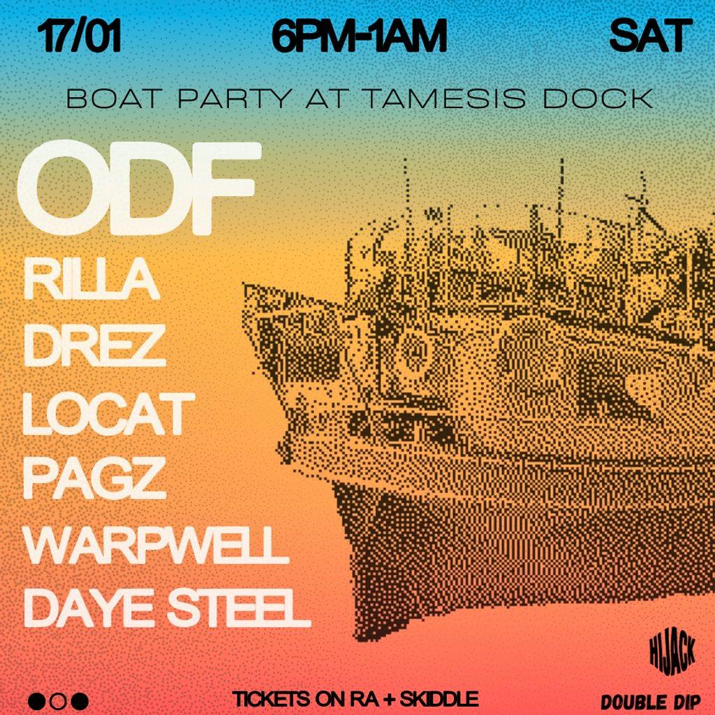 BELOW DECK w/ ODF + Support at Tamesis Dock   London