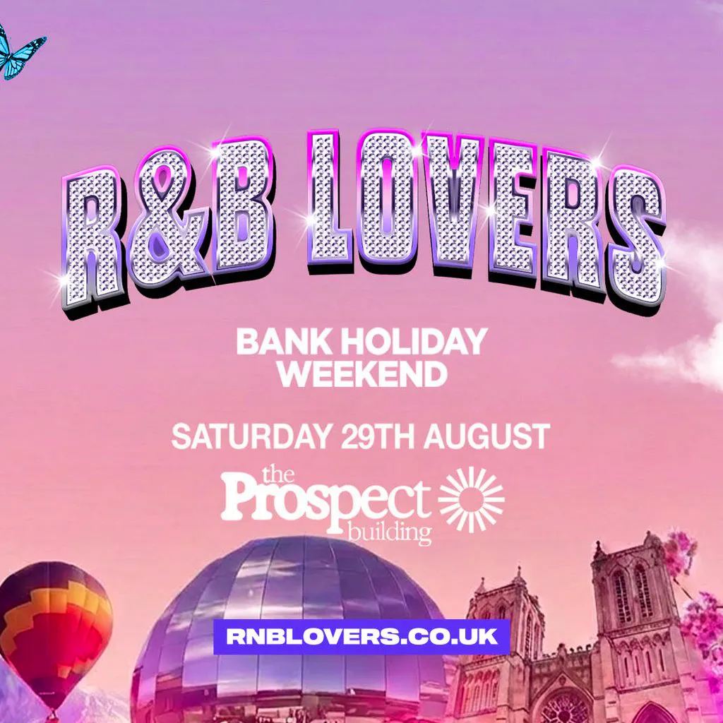 R&B Lovers - Summer Outdoor Festival - Sat 29th Aug - Bristol at The Prospect Building