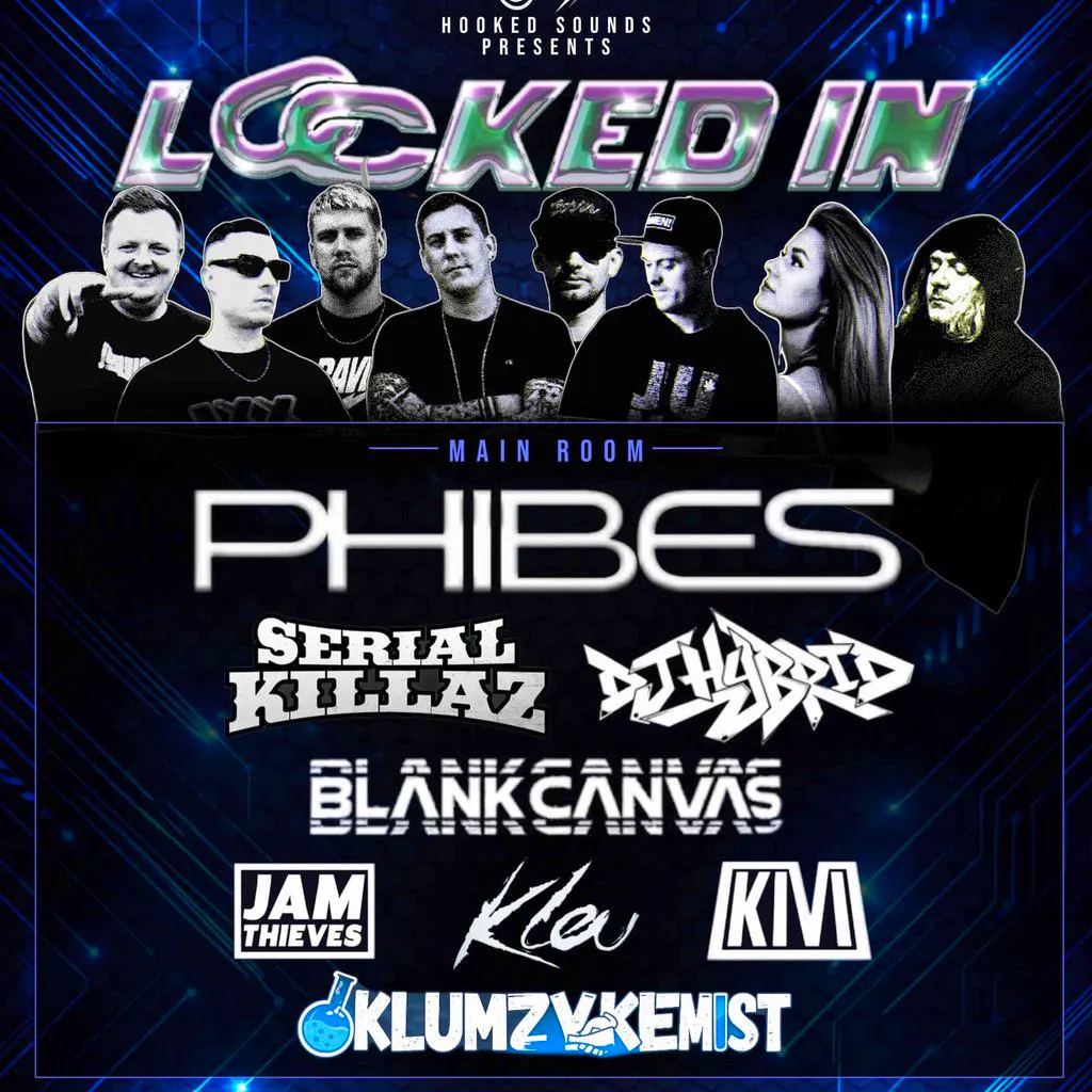 Hooked Presents Phibes,Kleu,Serial Killaz,Jam Thieves + More at Thirty3Hz