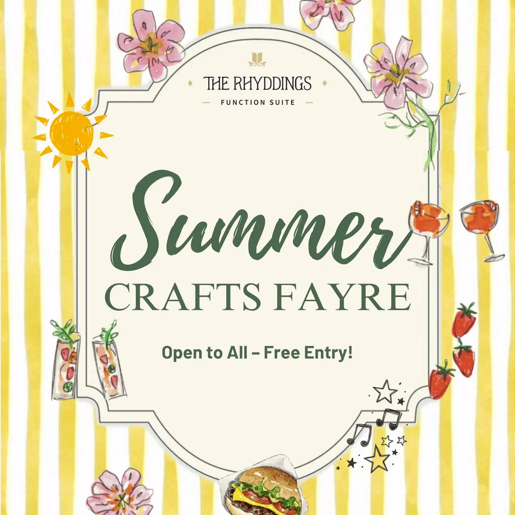 Summer Craft Fayre at The Rhyddings Suite At The Royal Toby Hotel