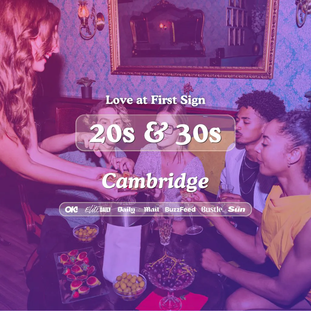 20s & 30s Singles Night at Tivoli Cambridge| Love at First Sign at The Tivoli Cambridge