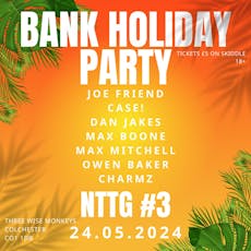 NTTG #3 - May Bank Holiday Party at Three Wise Monkeys Colchester