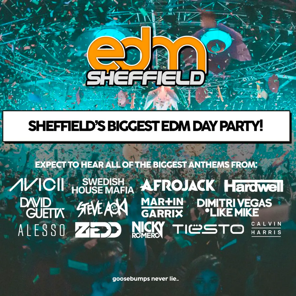 2010's EDM: The Day Party! - Sheffield at Network Sheffield 14 16 Matilda Street S14qd