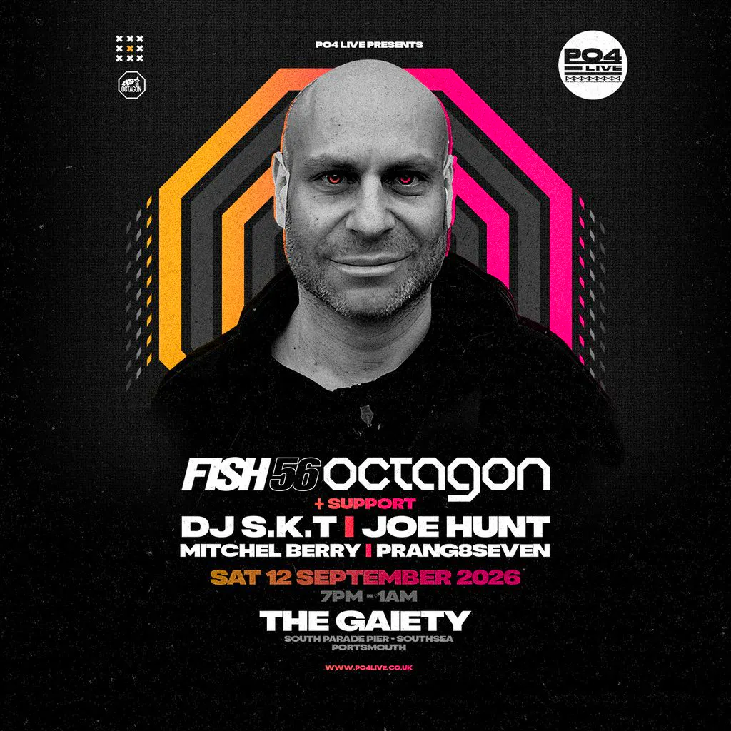 PO4 Live Presents: Fish56Octagon + Support at South Parade Pier