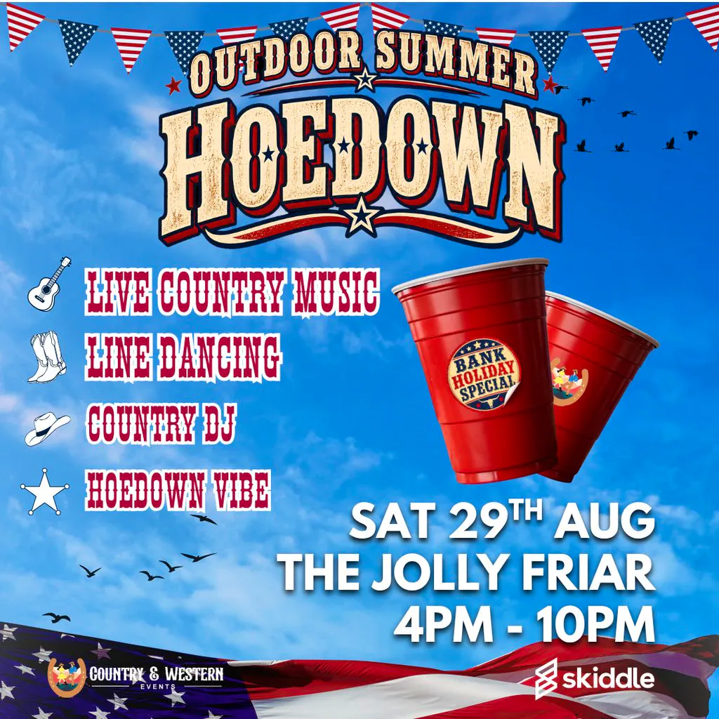Essex Outdoor Summer Hoedown. Bank Holiday Special at The Jolly Friar