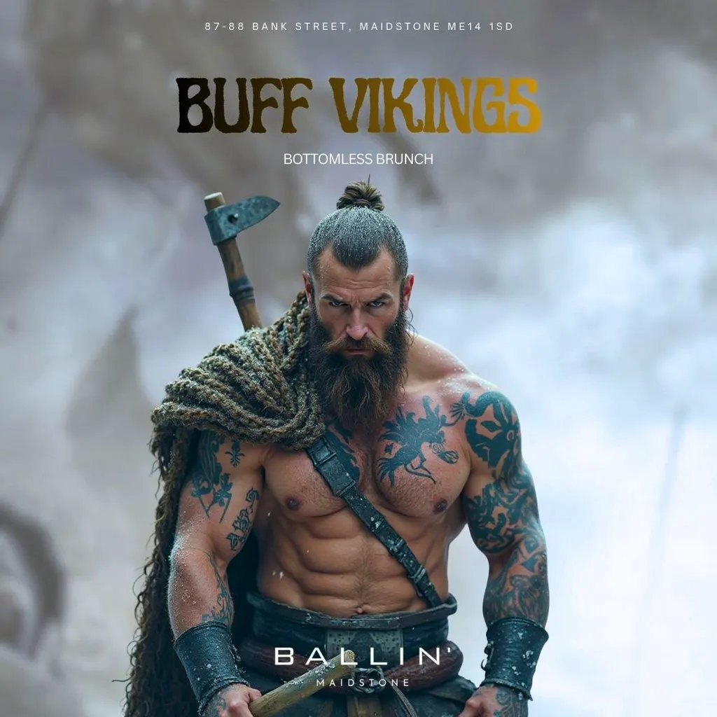Buff Vikings Bottomless Brunch at BALLIN' Maidstone
