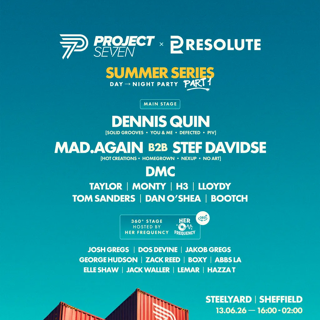 Project Seven & Resolute | Summer Series w/ Dennis Quin + more at SYSheffield (Steel Yard)