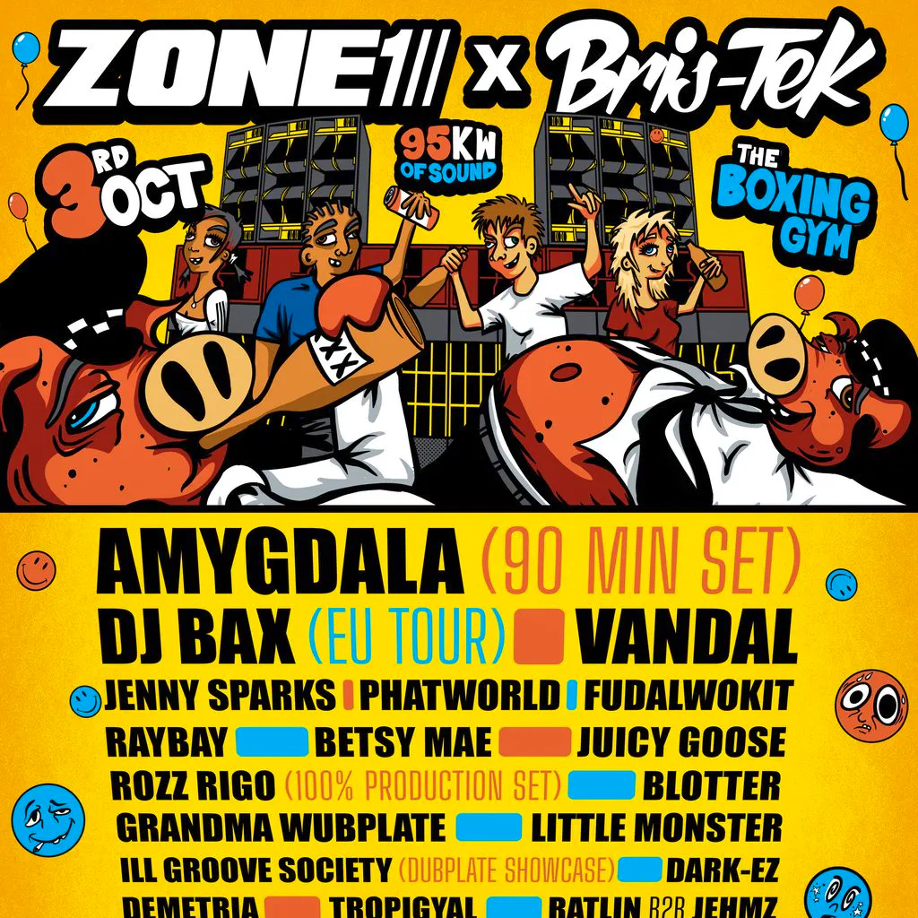 Bris-Tek x Zone 1 Birthday Bash at The Boxing Gym