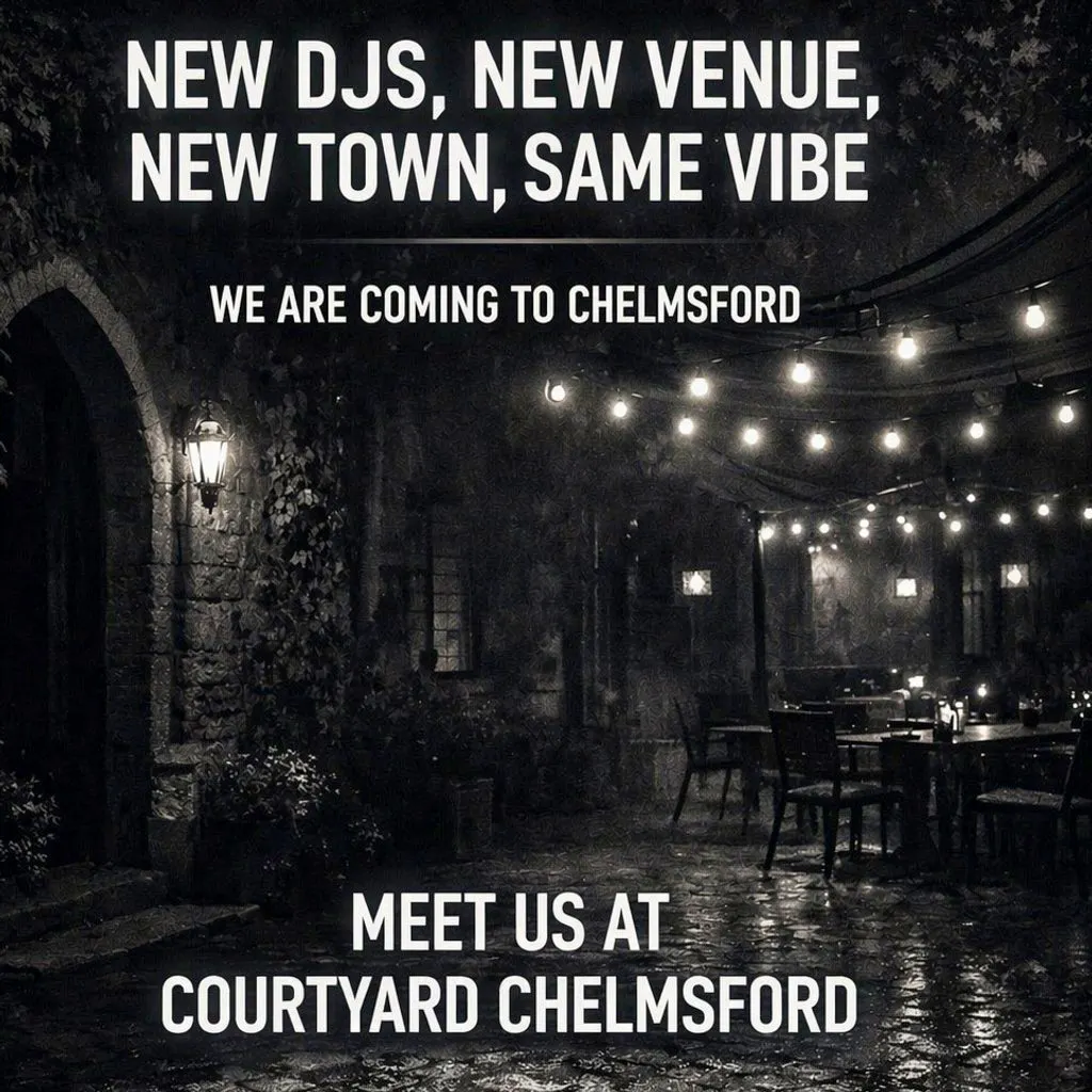 Backroom arrive in Essex, Chelmsford at The Courtyard Chelmsford