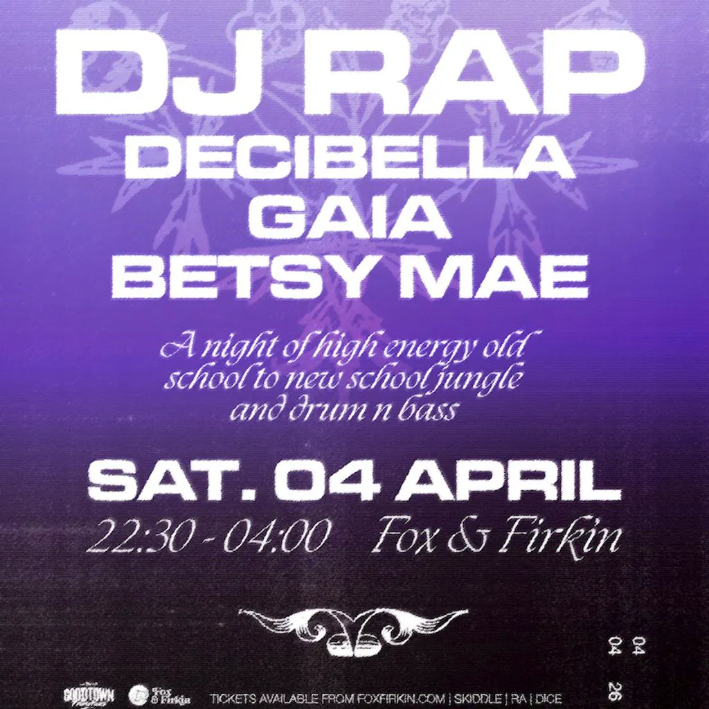DJ RAP + Decibella, Gaia, Betsy Mae at Fox And Firkin
