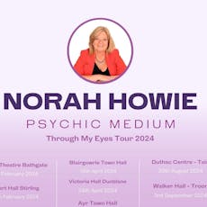Norah Howie - Psychic Medium at Elgin Town Hall.