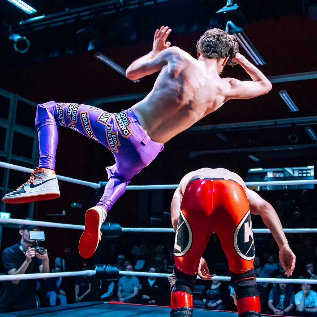 Wrestling in Southend, Shoeburyness! at Thorpe Hall School