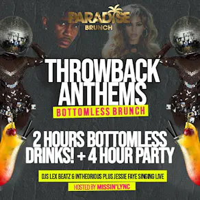 Throwback Anthems Bottomless Brunch