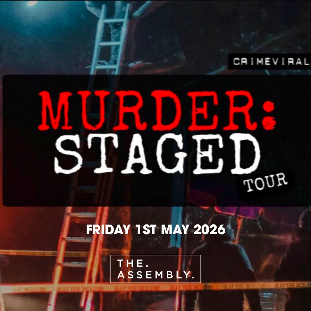 MURDER STAGED Friday 01/05/26 at The Assembly Leamington