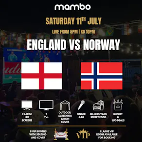 England vs Norway (Quarter Finals game)