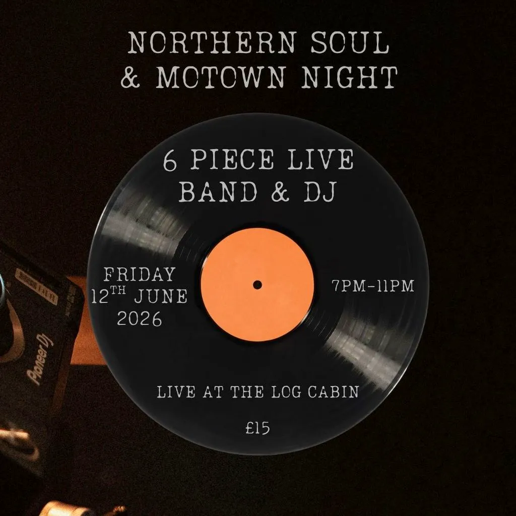 Live Band Motown & Northern Soul - Dark and Stormy at The Log Cabin   Greenmount Cricket Club