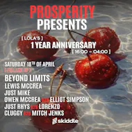 Prosperity Presents 1 Year Anniversary at Lola's, Scunthorpe