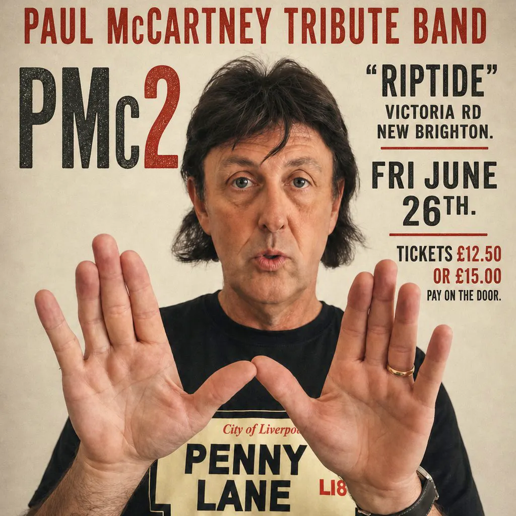 "PMc2" McCartney Tribute to Beatles & Wings at Riptide New Brighton