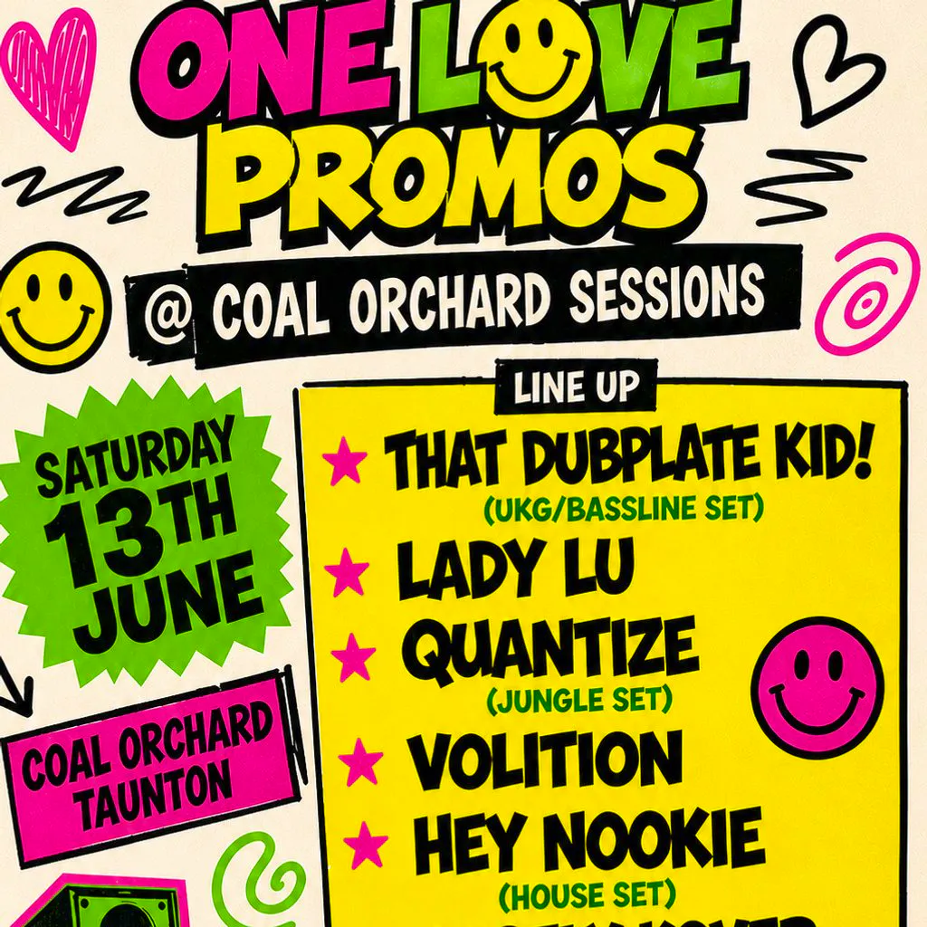 ONE LOVE PROMOS: Live @ The Coal Orchard at Coal Orchard