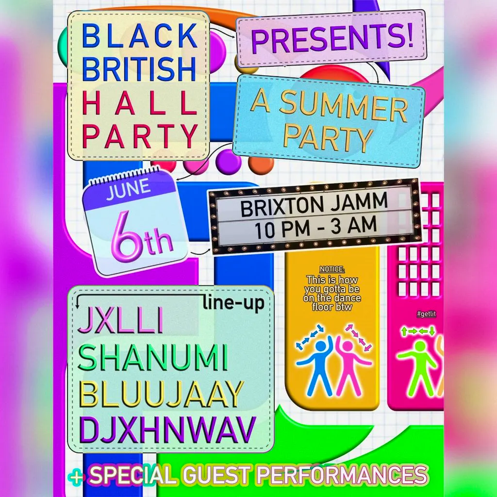 Black British Hall Party at Brixton Jamm
