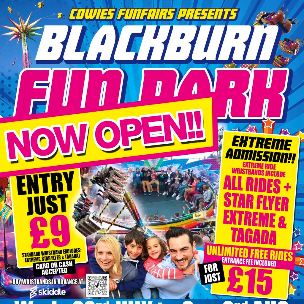 Cowie's Funfair's Presents Blackburn Fun Park at Witton Country Park