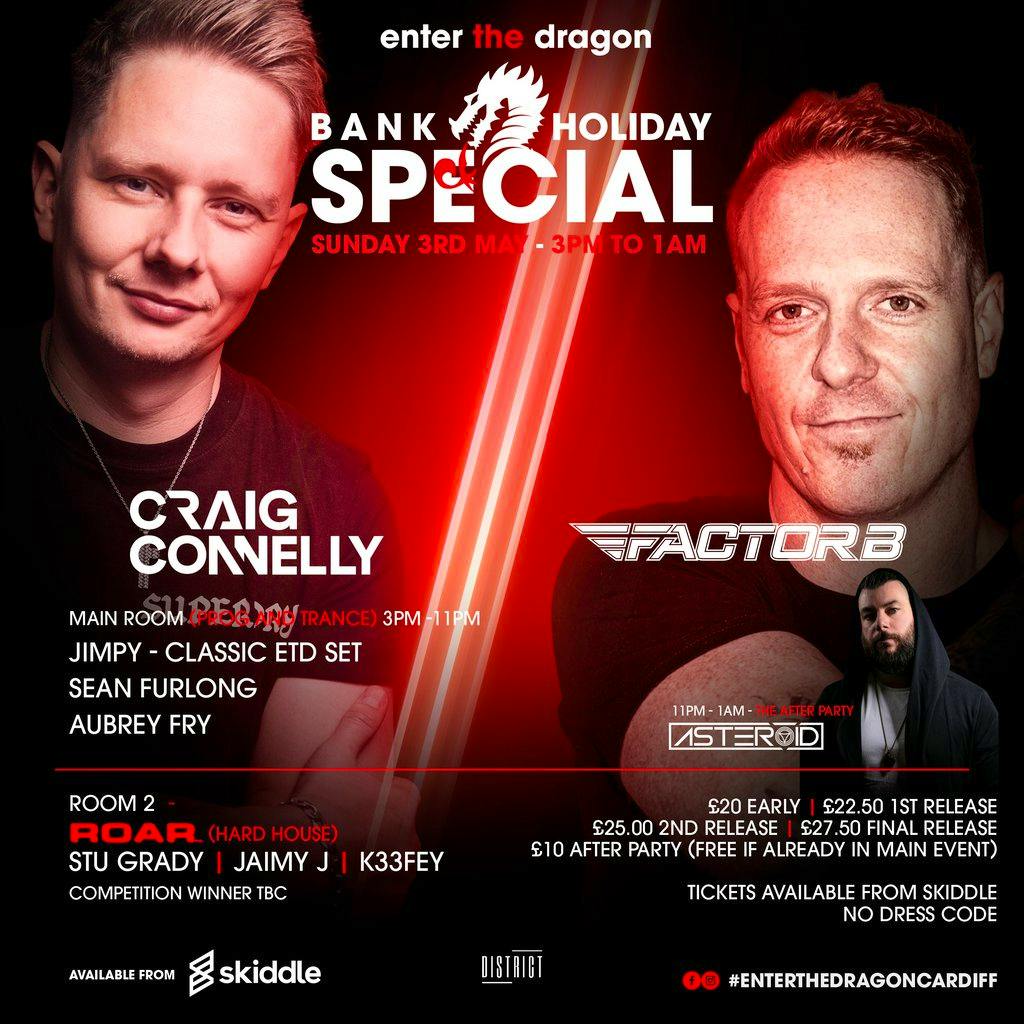 Enter The Dragon 2026 - Bank Holiday Special at District Cardiff