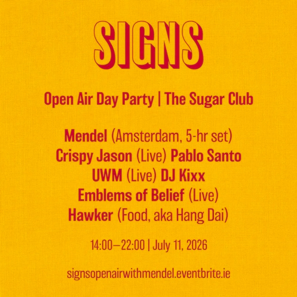 Open Air Day Party w/ Mendel (AMS), UWM (LIVE), Crispy Jason (LI at The Sugar Club