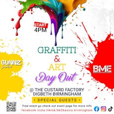 BK2Basics graffiti & art day out at The Custard Factory