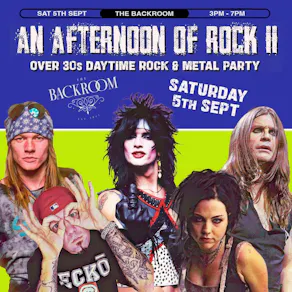 An Afternoon of Rock: LEEDS (Over 30s Rock/Metal) 3pm-7pm
