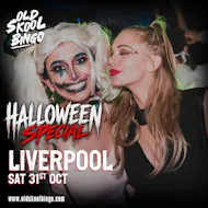 Old Skool Bingo Sat 31st October Liverpool Halloween special at Deluca's