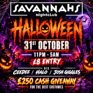 Savannahs Halloween Party '26 at Savannahs Nightclub Carmarthen