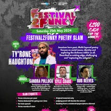 Poetry Slam & Workshop @ Festival2Funky 2024 at 2Funky Street Kitchen 