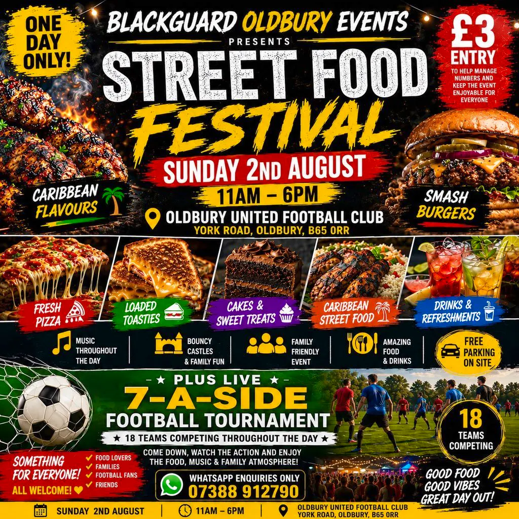 Street Food + Football Festival at Oldbury United FC