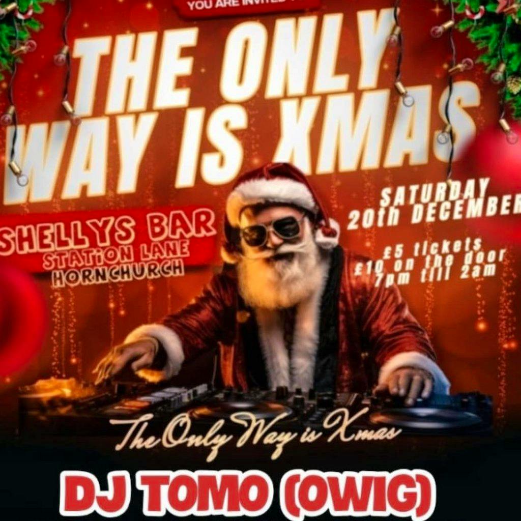 The Only Way Is Xmas at Shellys Nightclub And Bar Hornchurch