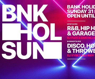 Bank Holiday Sunday @ The Backroom - RnB, Hip Hop, Disco & House