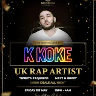 K Koke live performance at Buddha Club Great Yarmouth