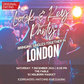 Christmas Singles Lock & Key Party - London| Ages 30-45