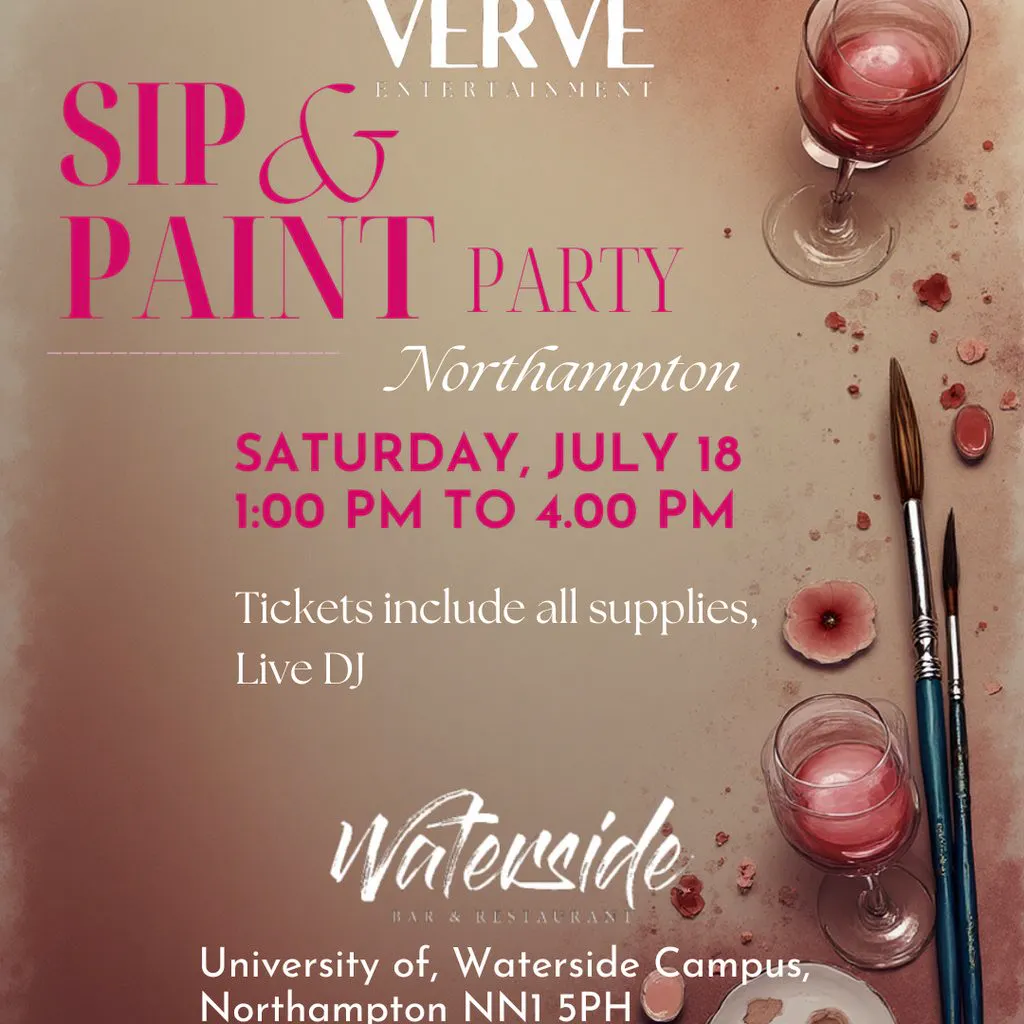 SIP & PAINT Party -Northampton at Waterside Bar And Restaurant