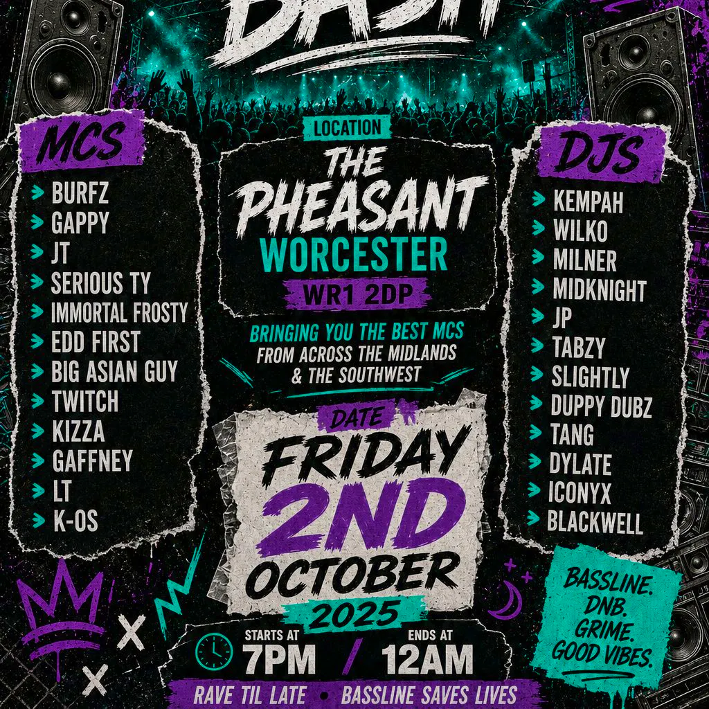 Burfz Burfday Bash at Pheasant Worcester