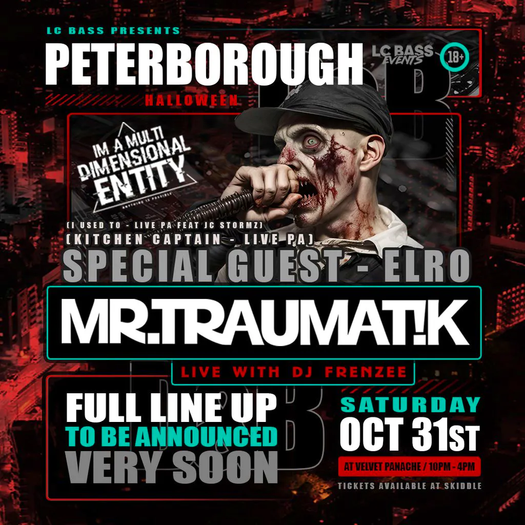 Mr Traumatik tour 2026 ft ELRO at Velvet Panache