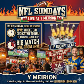 NFL Sundays: The Full Game-Day Experience at Y Meirion
