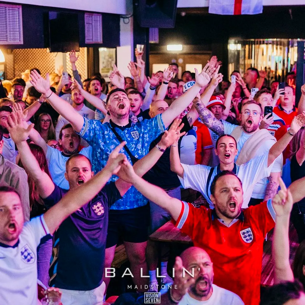 World Cup 2026 - England Last 16 Match at BALLIN' Maidstone