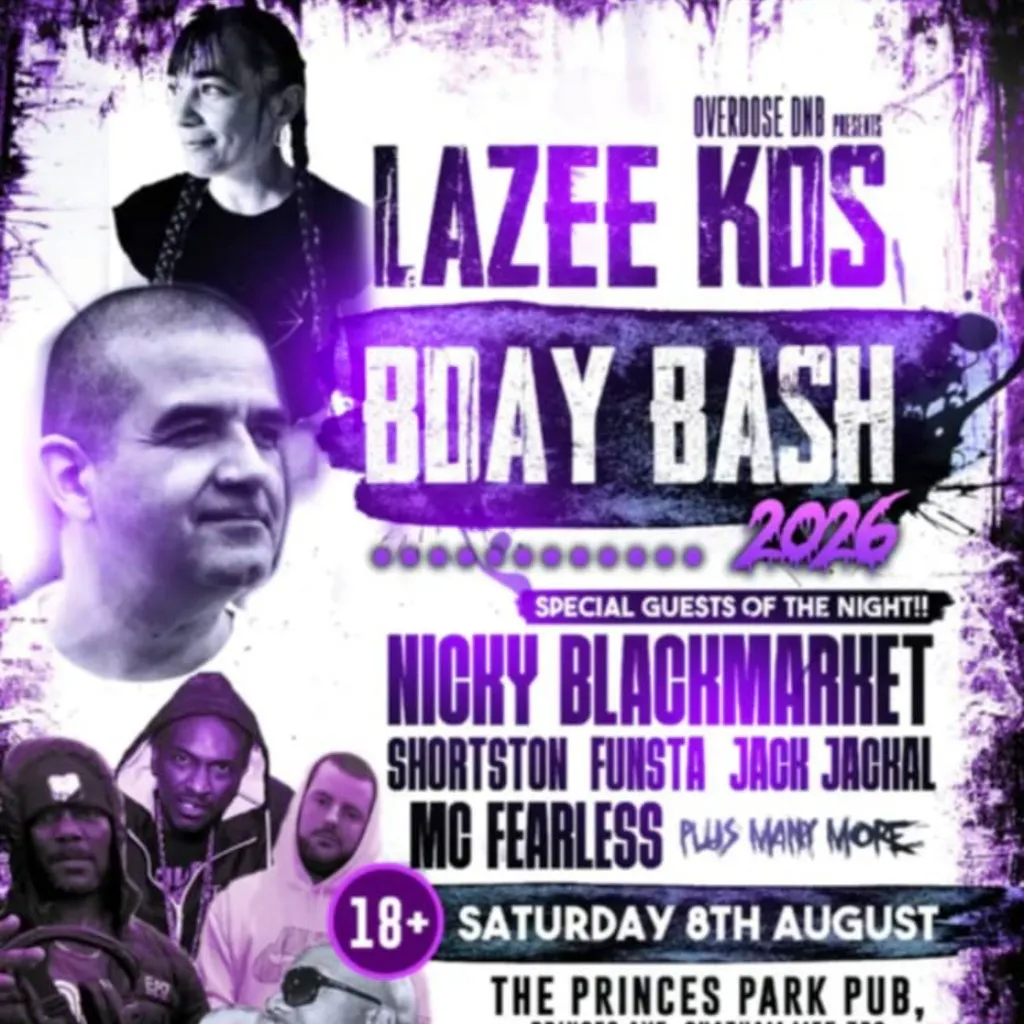 Lazee kd's birthday bash at Princes Park Pub