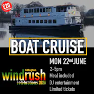 Windrush Boat Cruise 2026 at Princess River Cruises