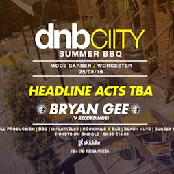 DNBCity Summer Daytime BBQ  Tickets | MODE Garden Worcester  Worcester  | Sun 25th August 2019 Lineup