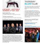 First Thursday Blues Club- 2nd May 2024