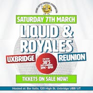 Liquid & Royales Reunion for Over 30's at Bar Italia