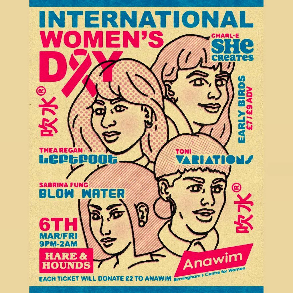 International Women's Day: Sabrina Fung, Toni, Thea Regan & more at Hare And Hounds Kings Heath