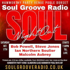 Poole Soul Night Out with SGR